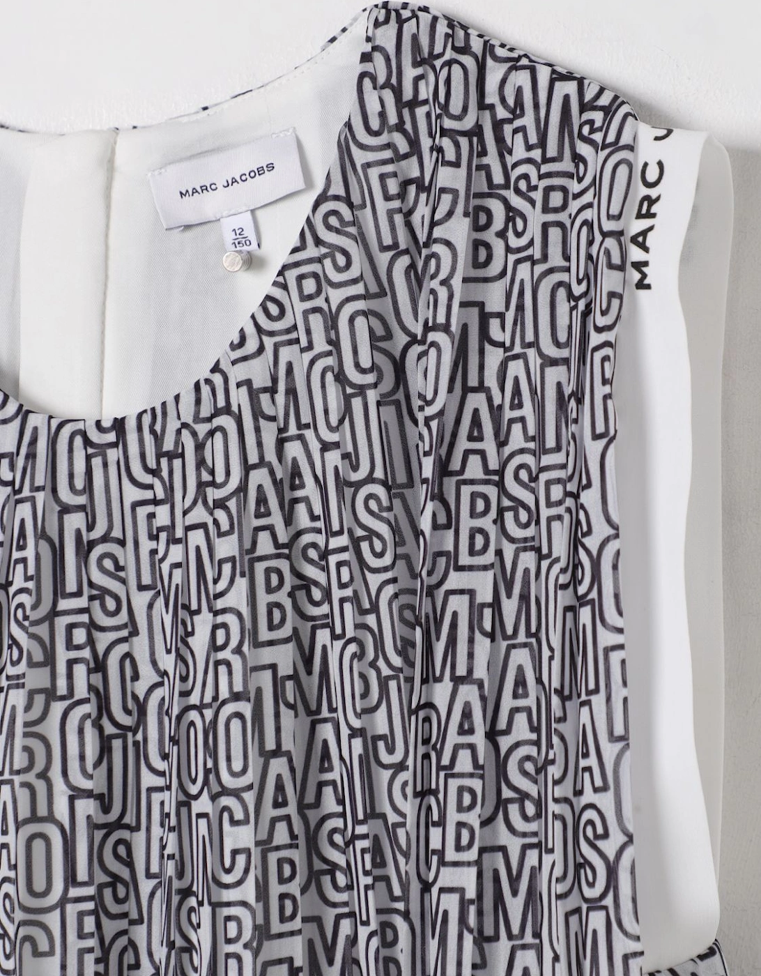 Pleated AllOver Print Dress