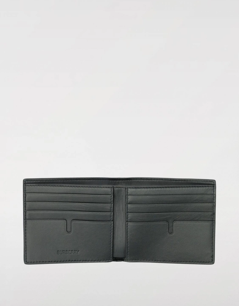 Bifold Wallet Leather Canvas