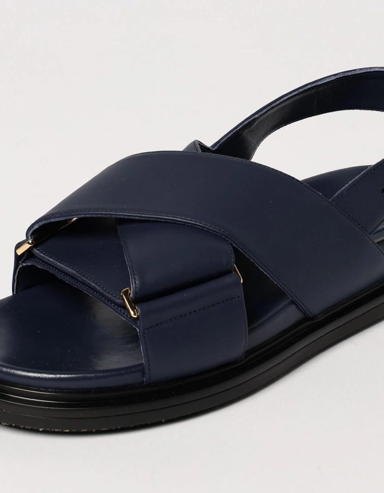 Leather CrossStrap Sandals