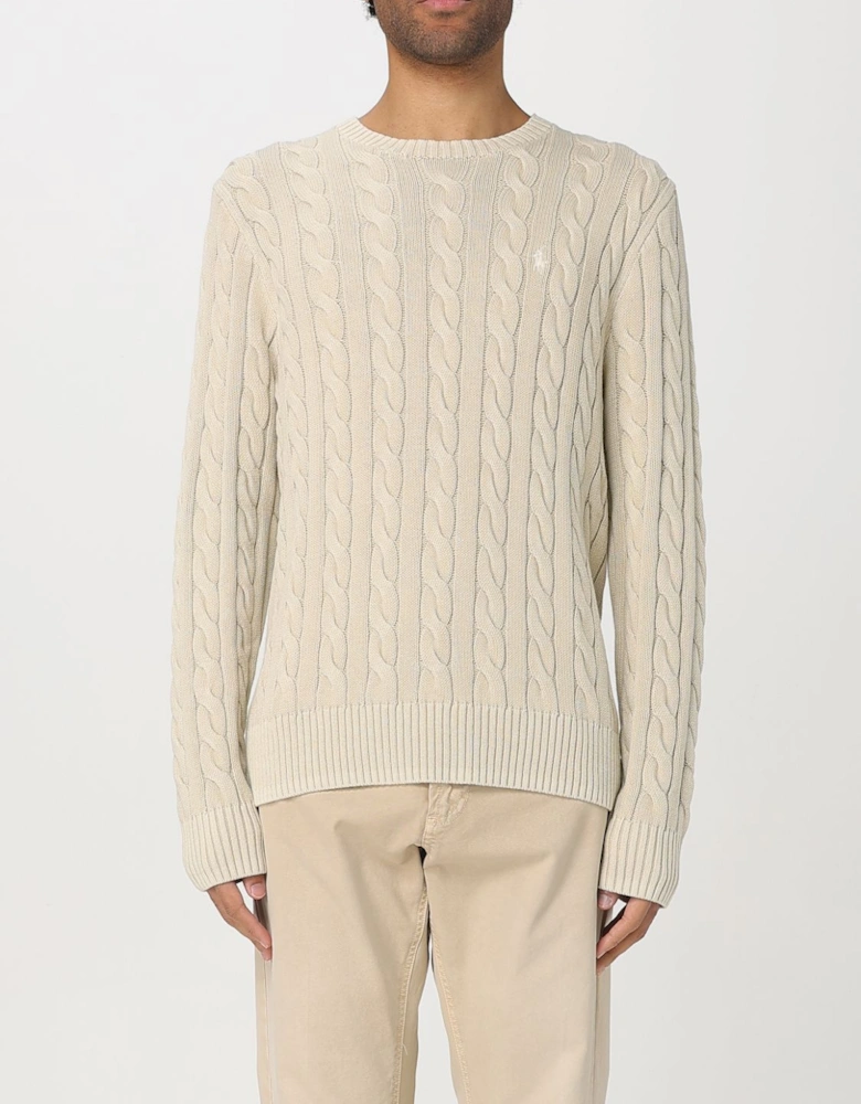 Cable Knit Cotton Sweater