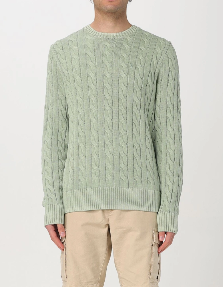Cable Knit Cotton Sweater