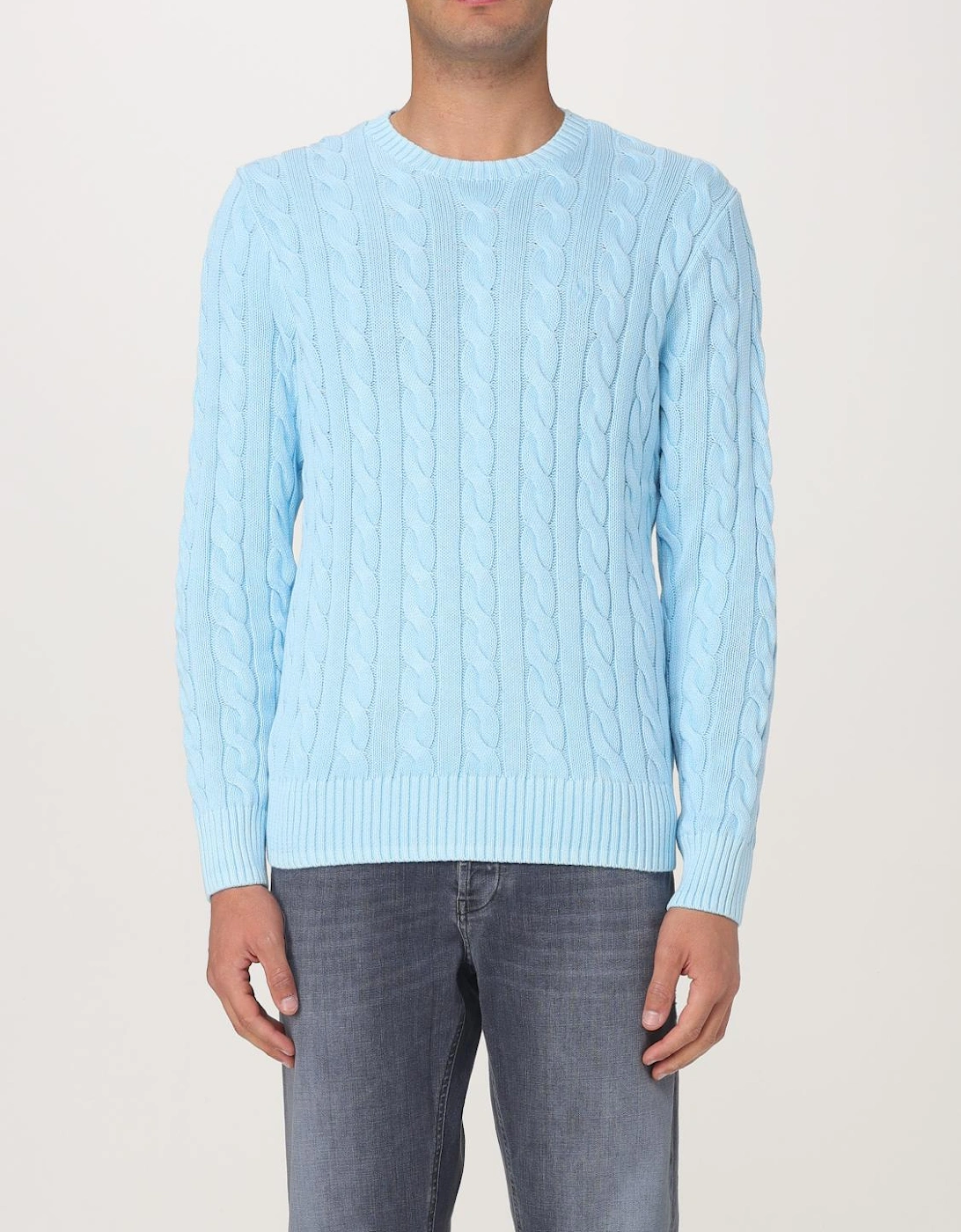 Cable Knit Cotton Sweater