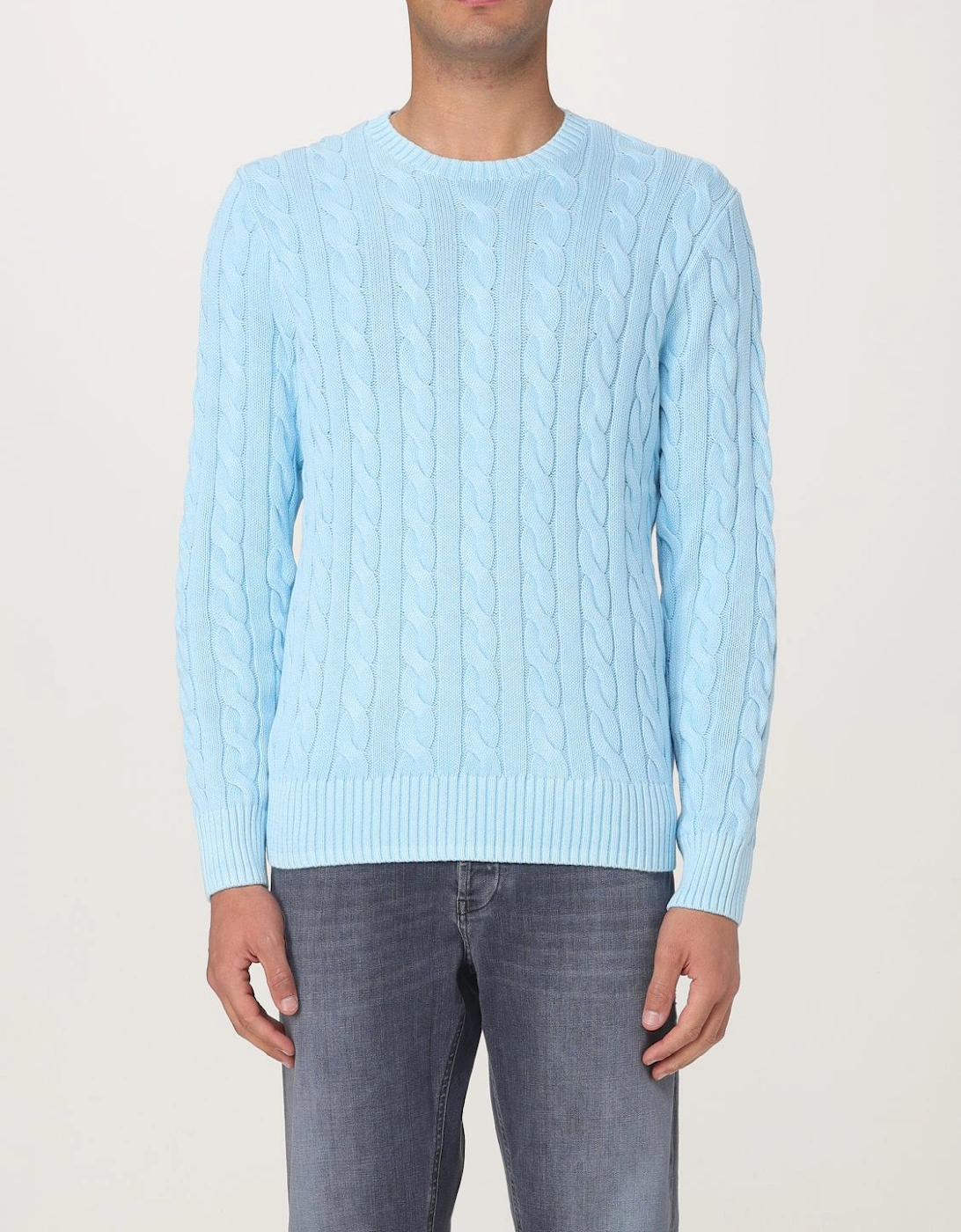 Cable Knit Cotton Sweater