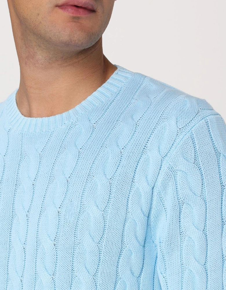 Cable Knit Cotton Sweater