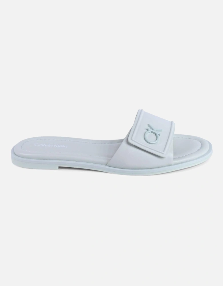 Leather Strappy Sandal with Buckle Detail