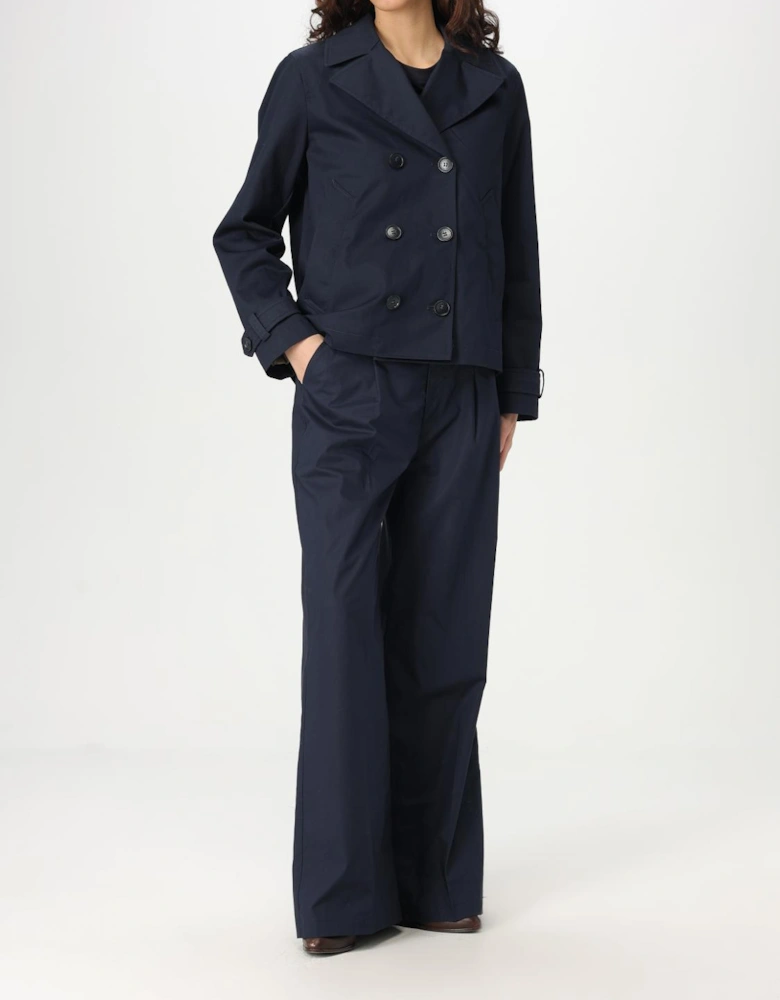 Wide Leg Cotton Trousers