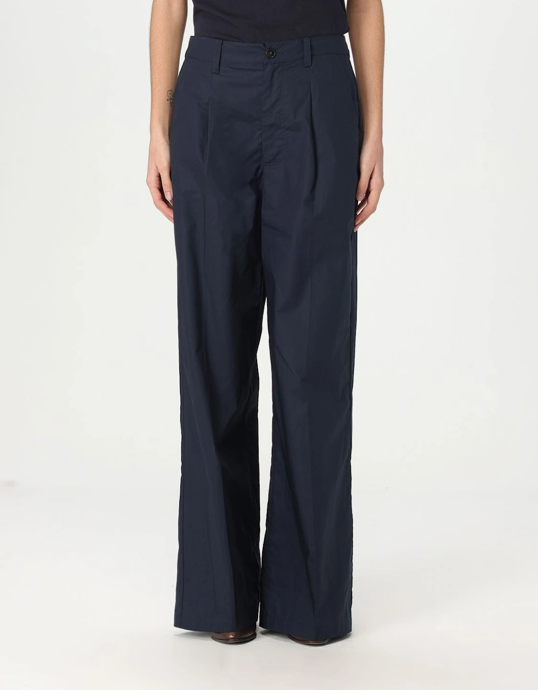 Wide Leg Cotton Trousers, 9 of 8