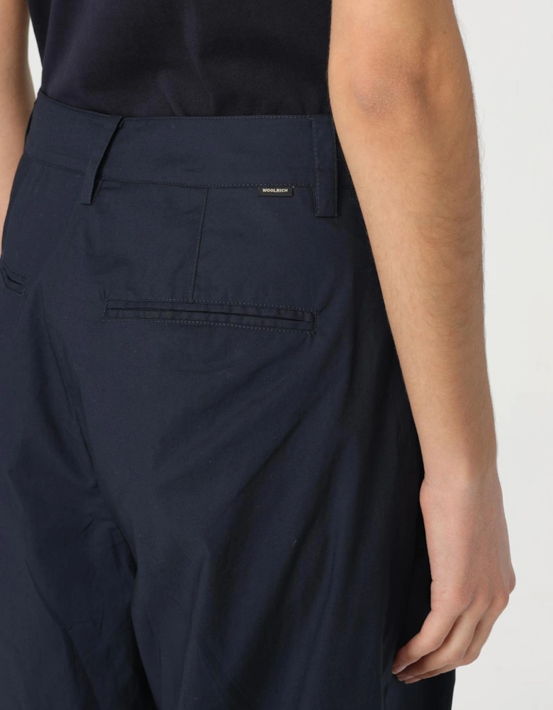 Wide Leg Cotton Trousers
