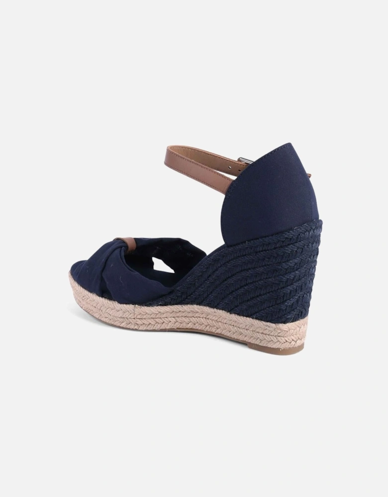 Wedge Espadrille Sandals Knotted Toe