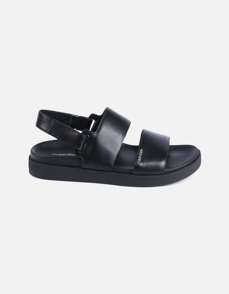 Leather Slide Sandals
