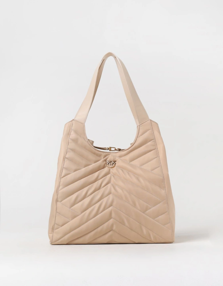 Quilted Chevron Tote Bag