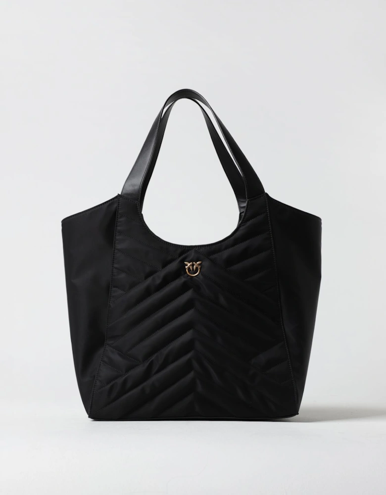 Quilted Chevron Tote Bag