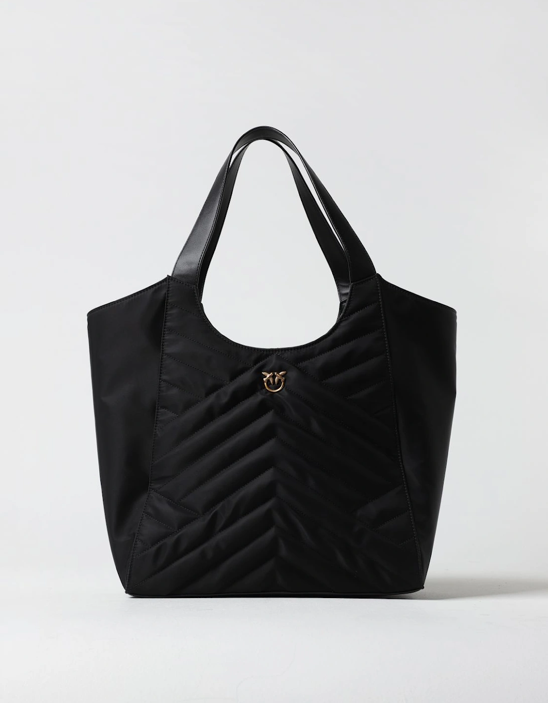 Quilted Chevron Tote Bag