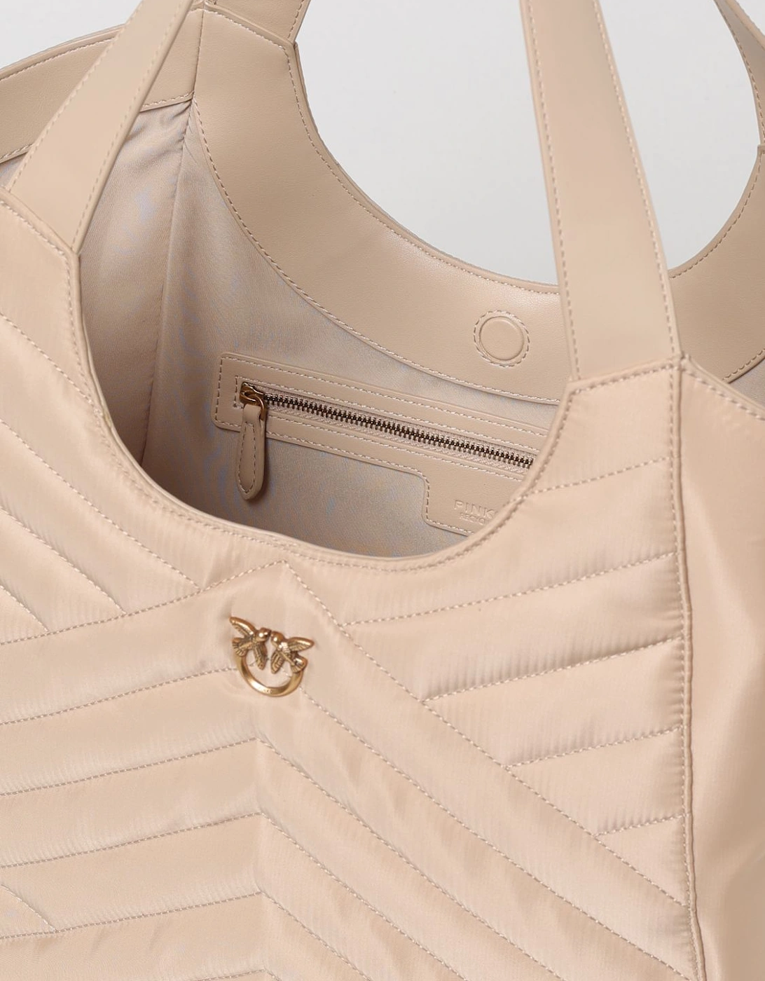 Quilted Chevron Tote Bag