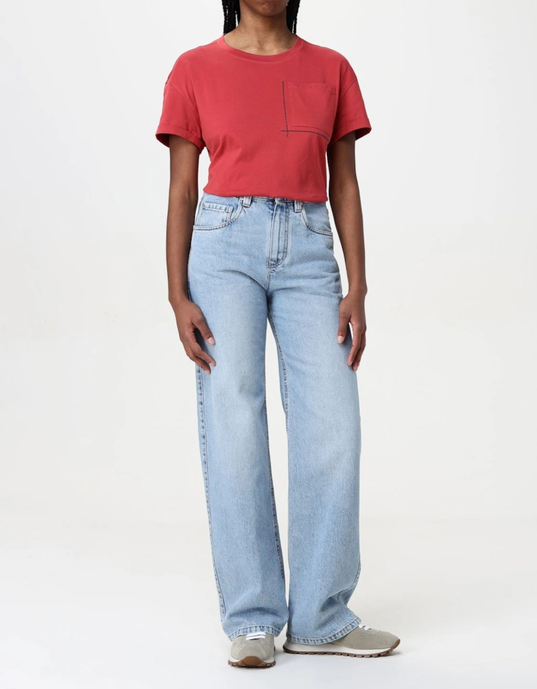 Wide Leg Jeans High Waist Relaxed Fit