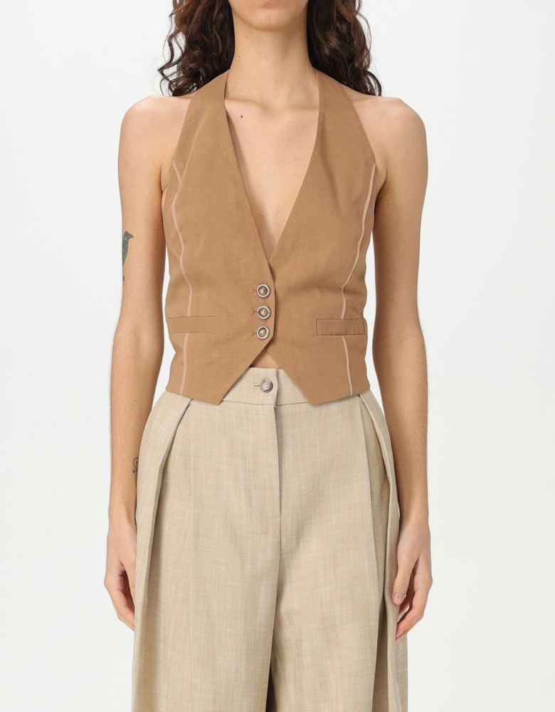 Halter Neck Cotton Vest