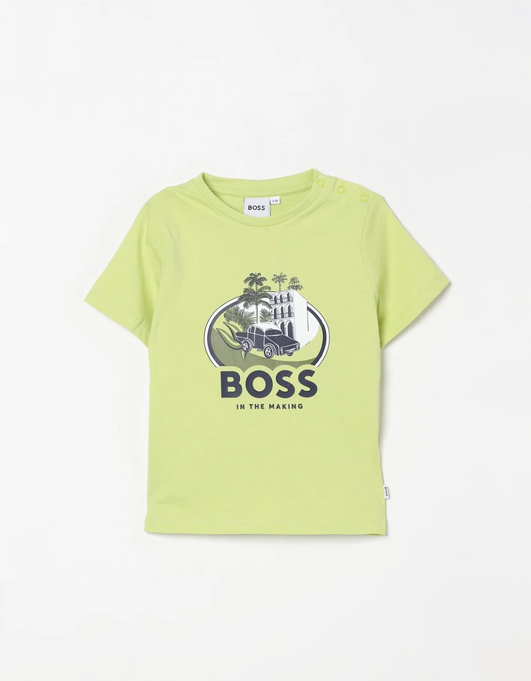 Kids Palm Tree Car Graphic Tee, 5 of 4