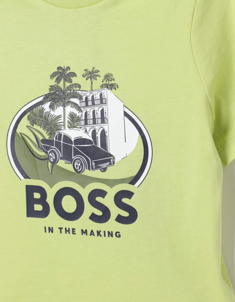 Kids Palm Tree Car Graphic Tee
