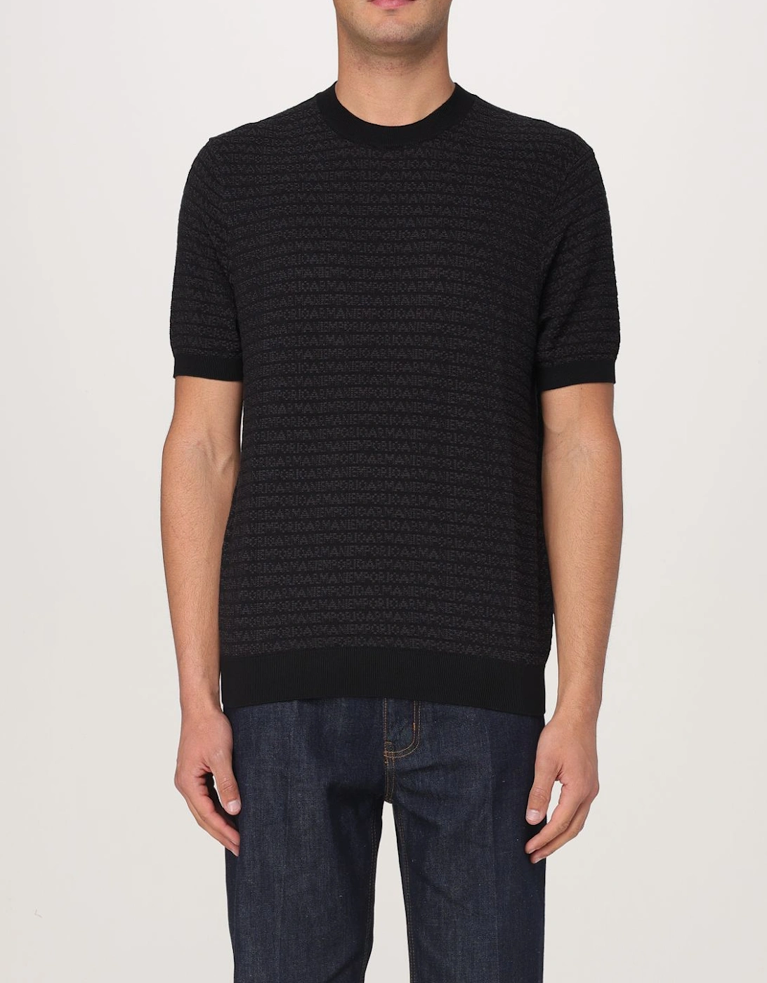 Short Sleeve Knit Sweater