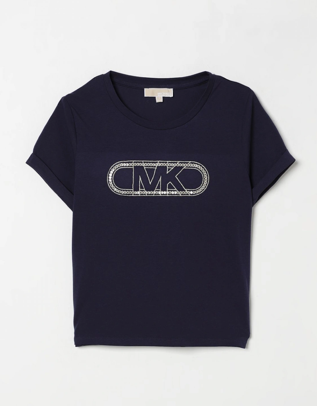 MK Logo TShirt Rhinestone Detail