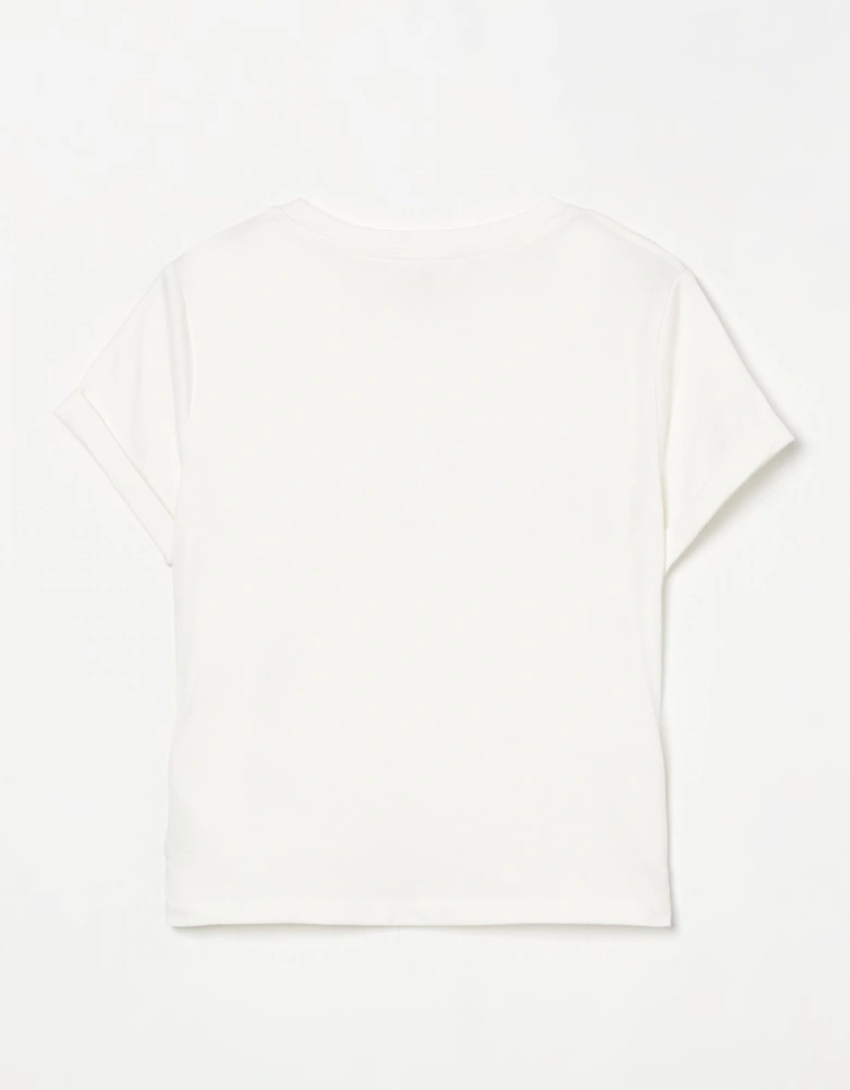 MK Logo TShirt Rhinestone Detail