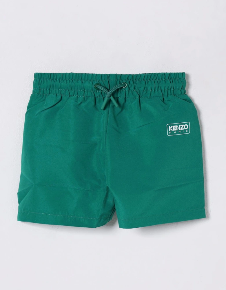 Kids Swim Trunks Drawstring Waist