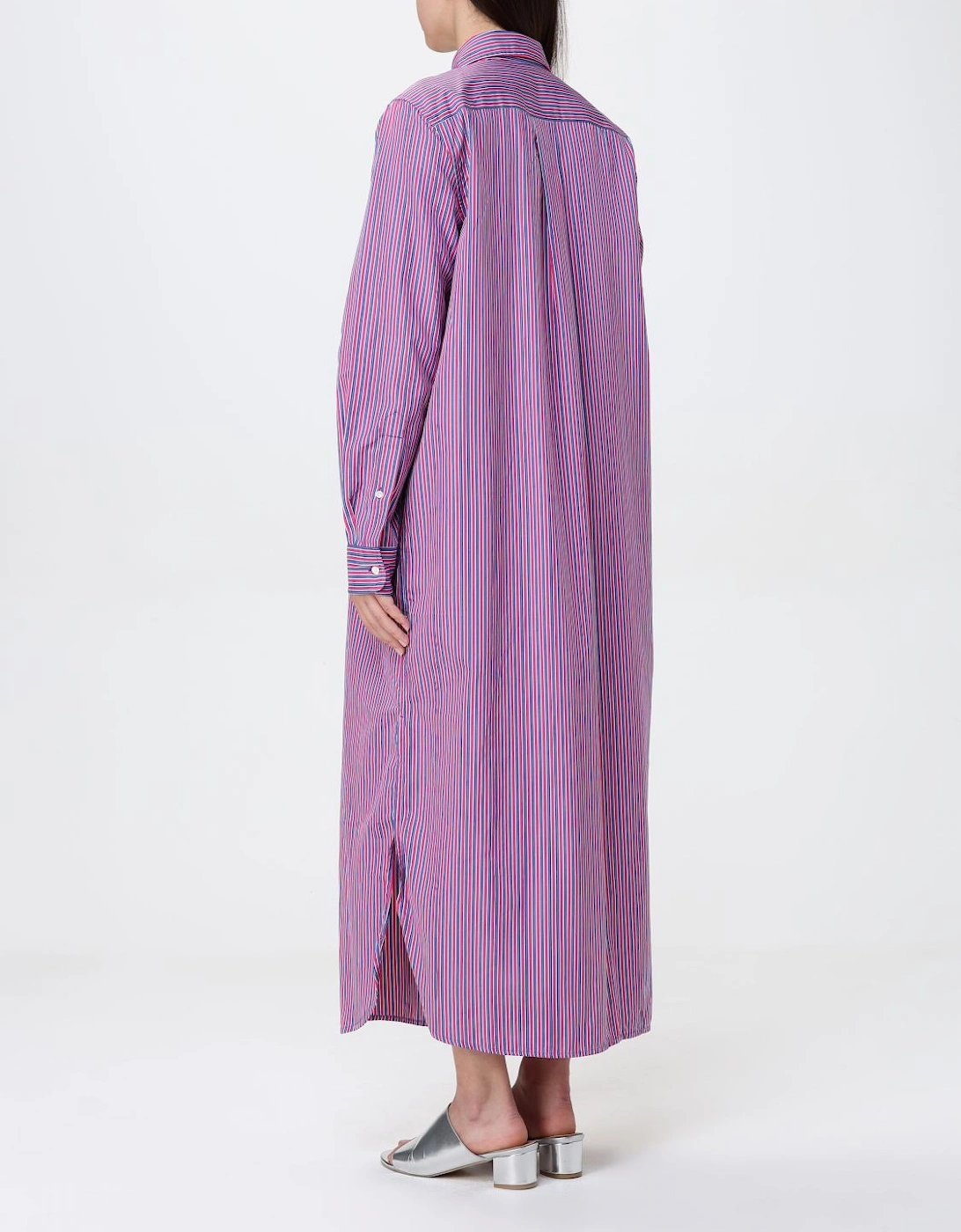 Striped Shirt Dress Long Sleeve