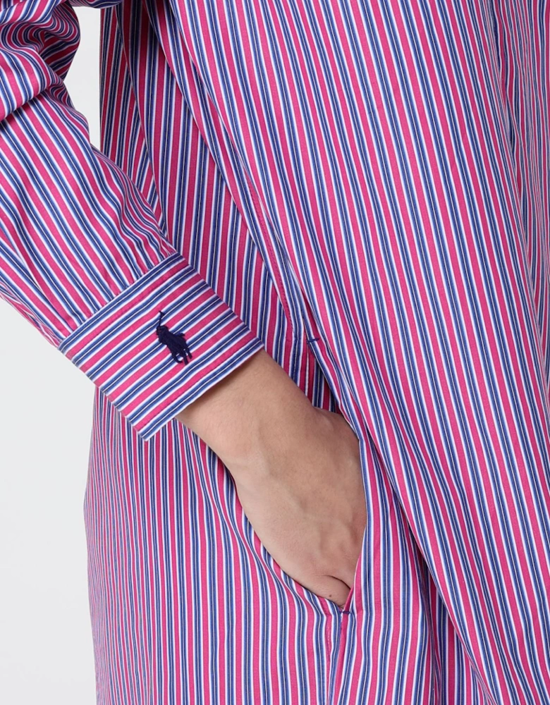 Striped Shirt Dress Long Sleeve