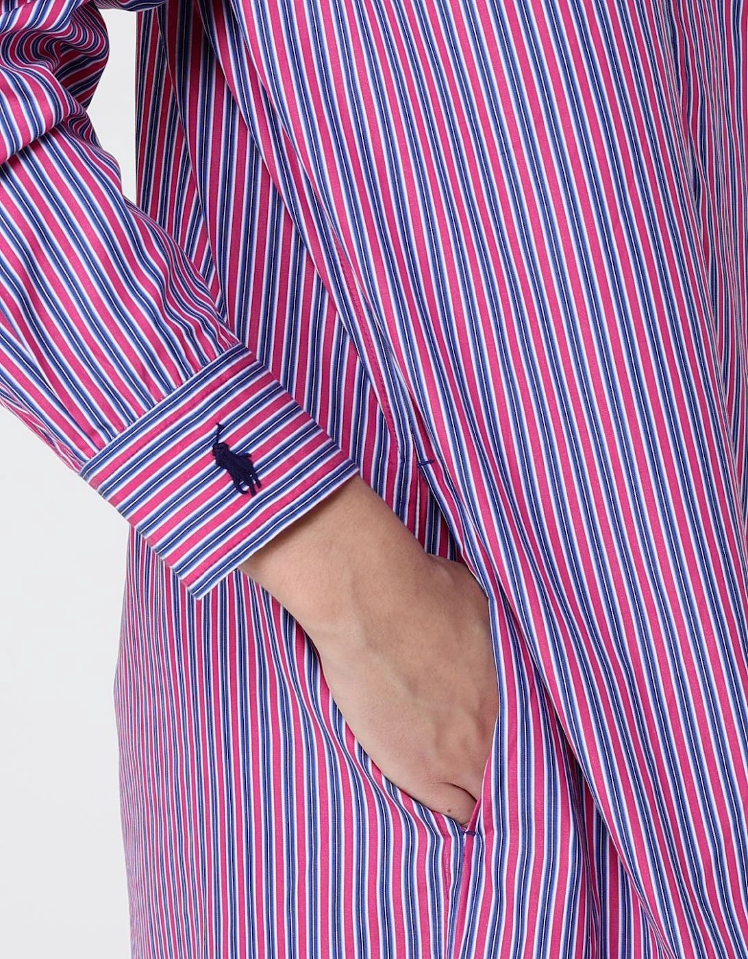 Striped Shirt Dress Long Sleeve