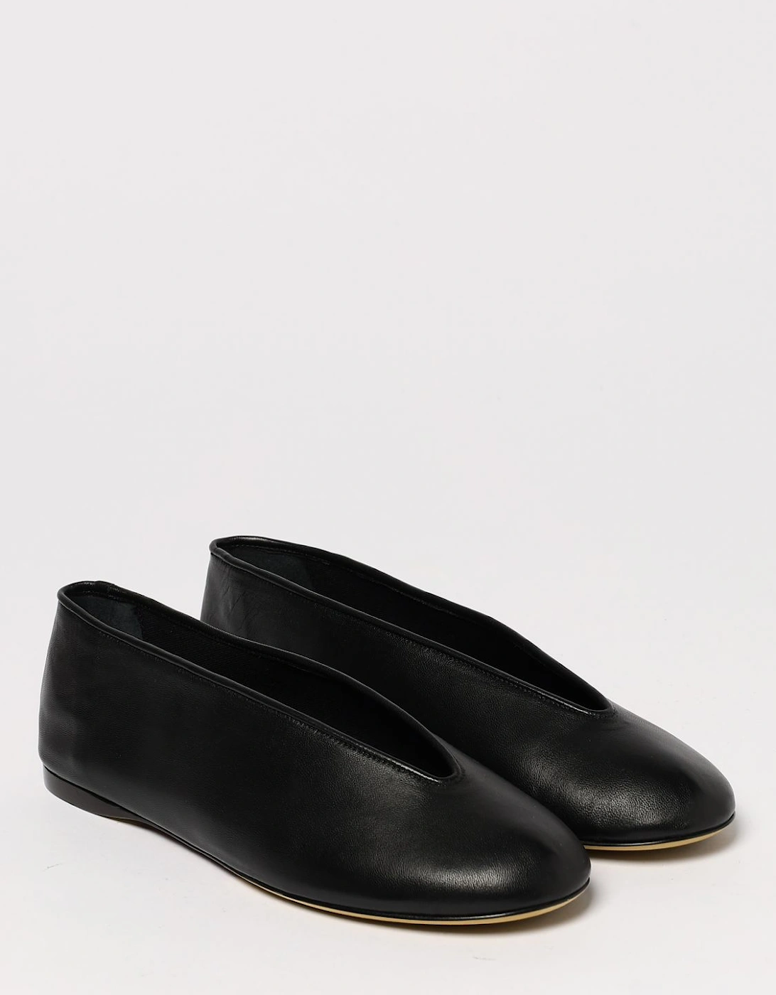 Leather Ballerina Flats