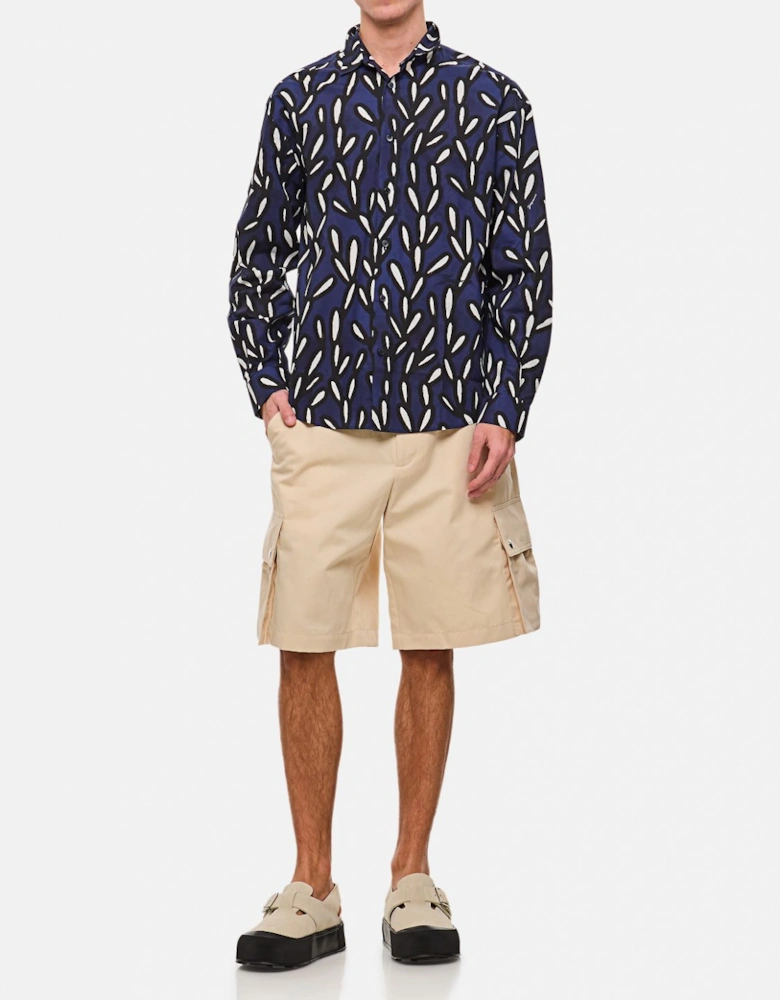 Cargo Shorts Beige Relaxed Fit