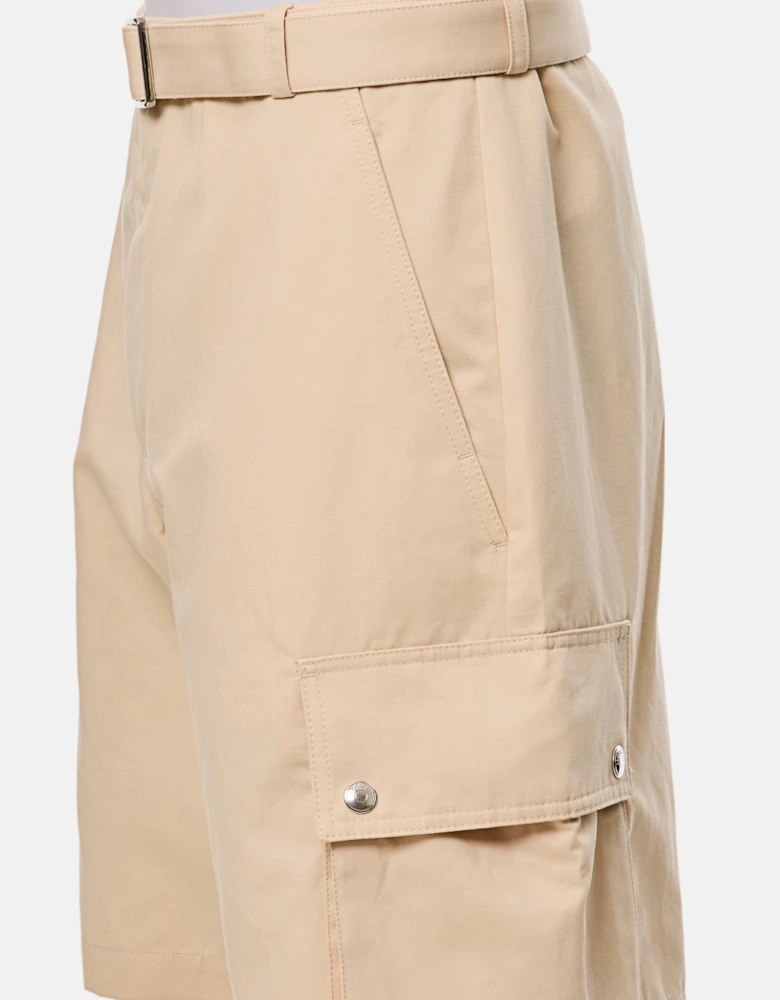 Cargo Shorts Beige Relaxed Fit