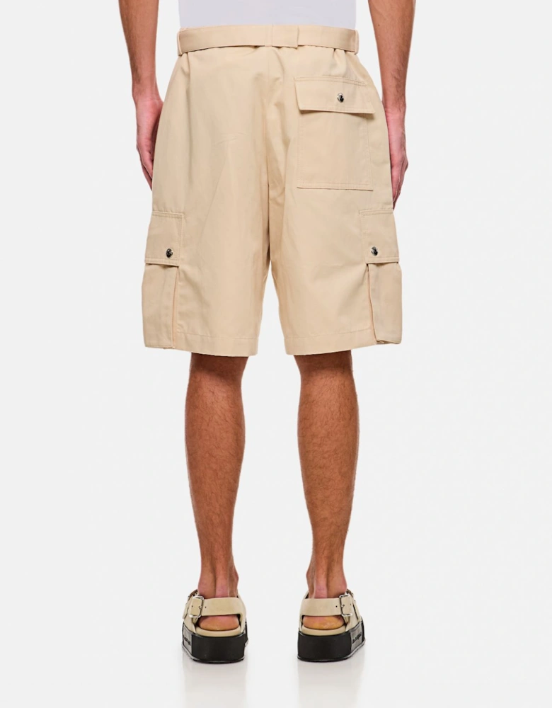 Cargo Shorts Beige Relaxed Fit