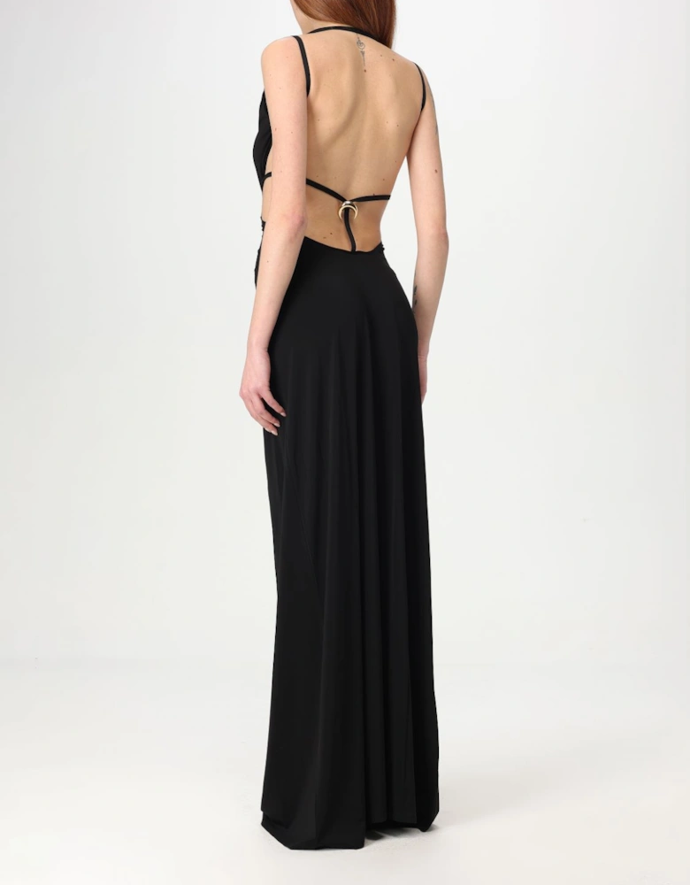 Maxi Cowl Neck Jersey Dress