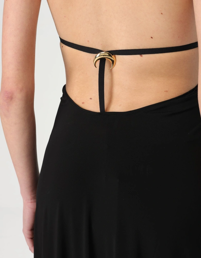 Maxi Cowl Neck Jersey Dress