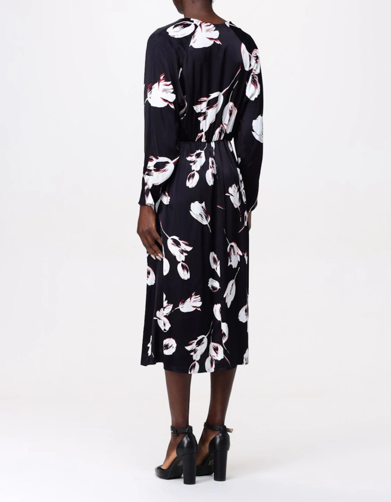 Floral Print Midi Dress