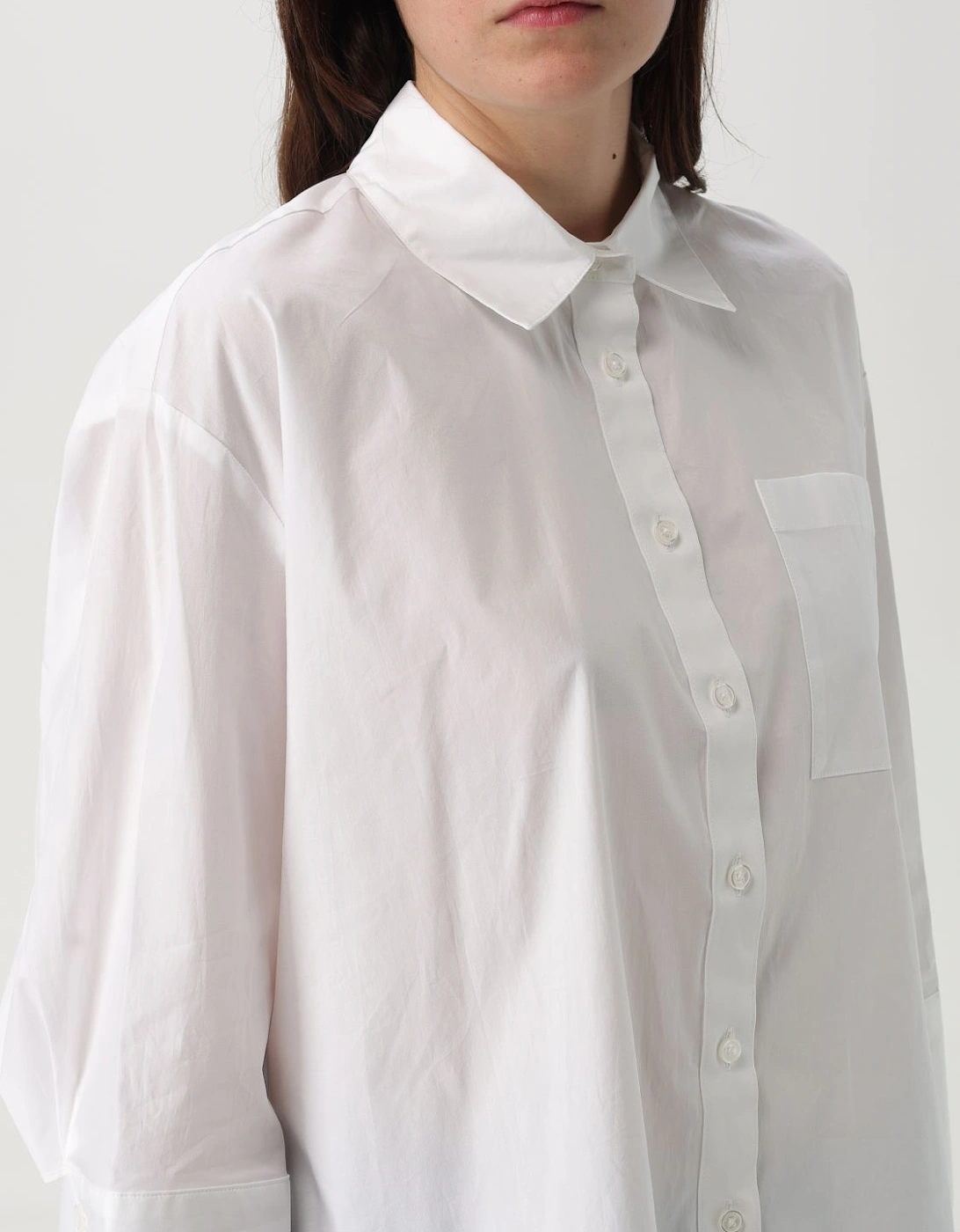 Boxy Poplin Shirt