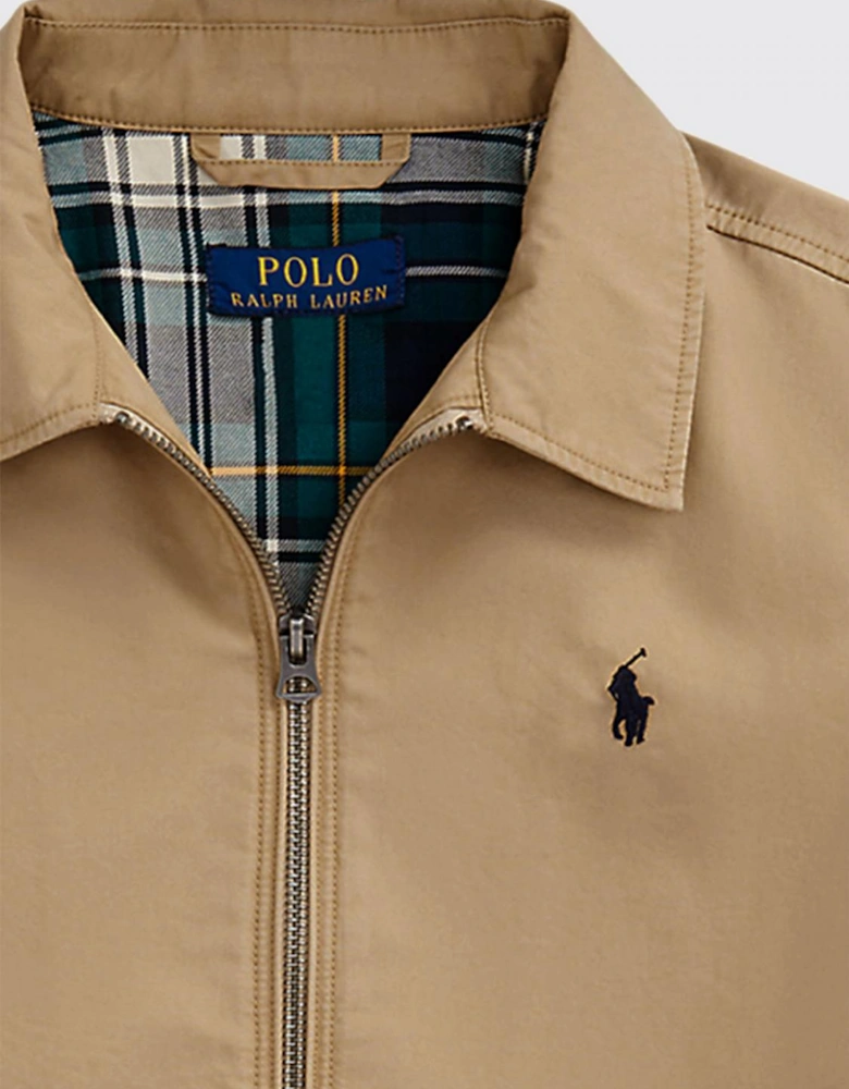 Kids Jacket PlaidLined ZipUp