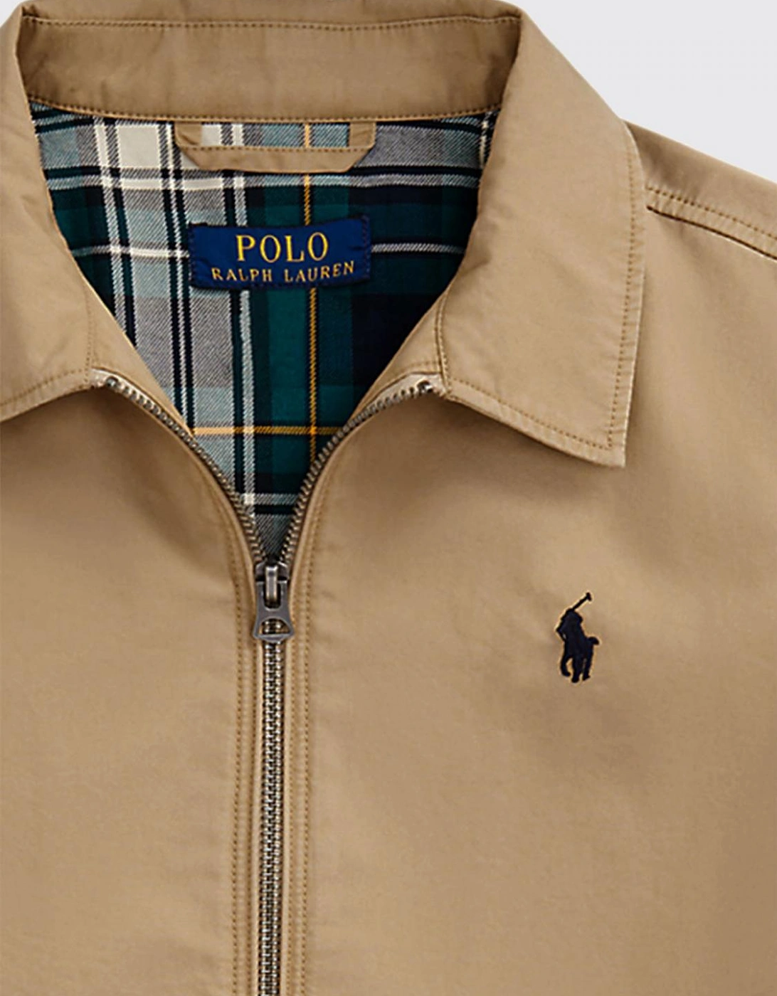 Kids Jacket PlaidLined ZipUp