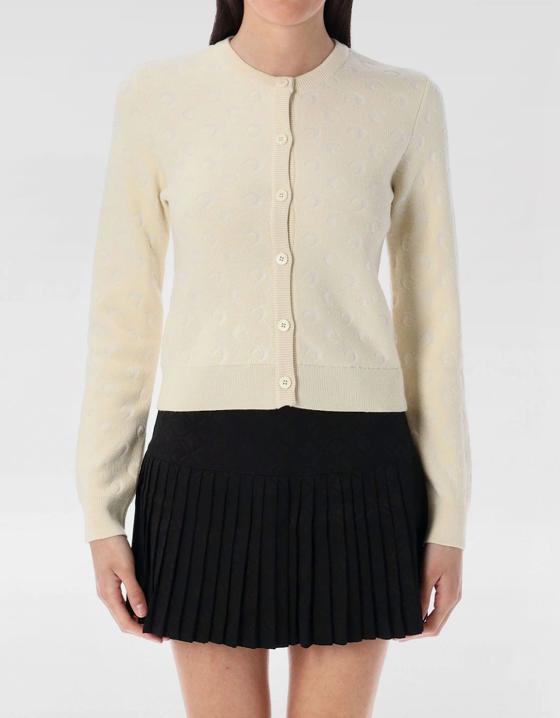 Moon Pattern Knit Cardigan, 4 of 3