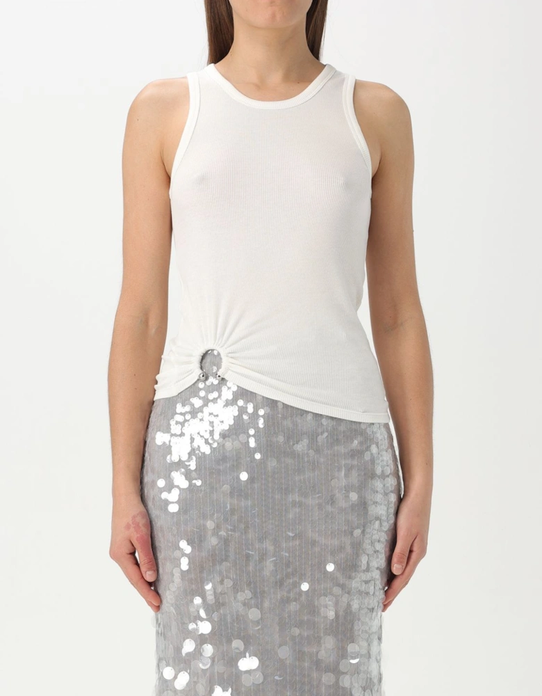 Ribbed Twist Detail Tank Top