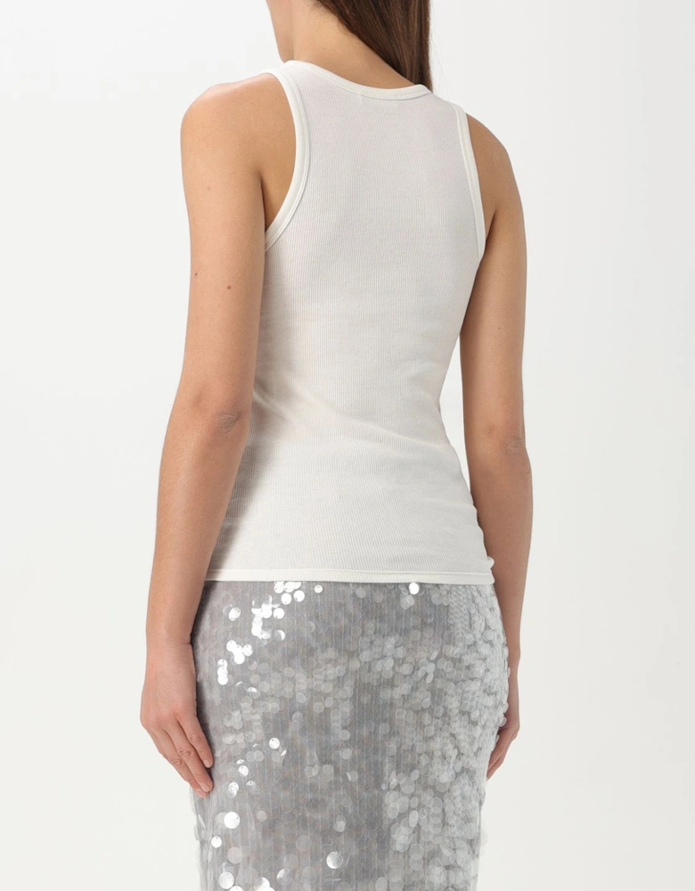 Ribbed Twist Detail Tank Top