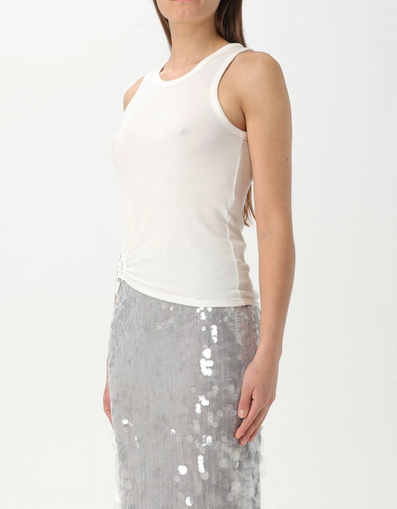 Ribbed Twist Detail Tank Top