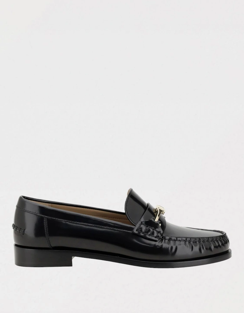 Leather Loafers SlipOn Gold Bit