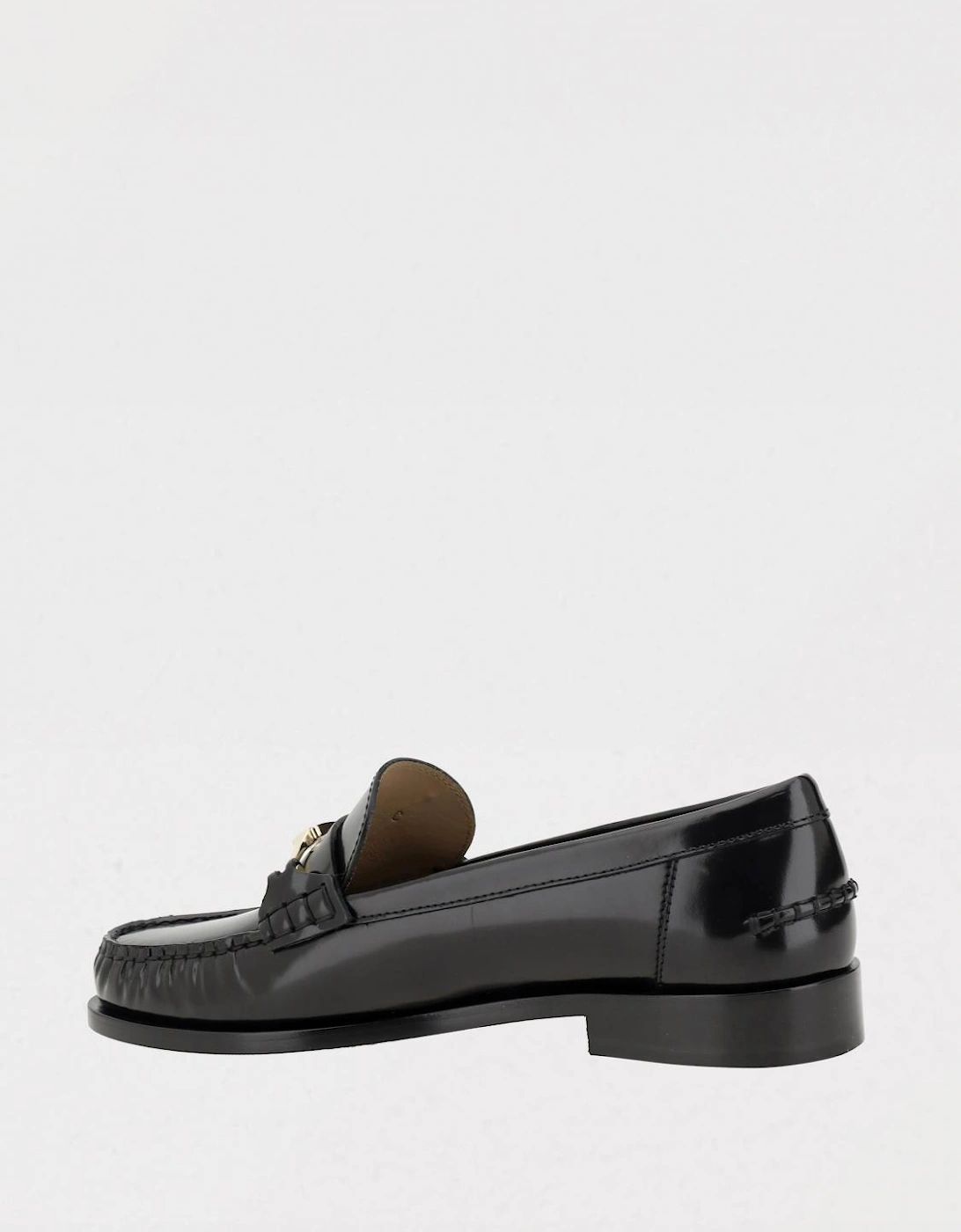 Leather Loafers SlipOn Gold Bit