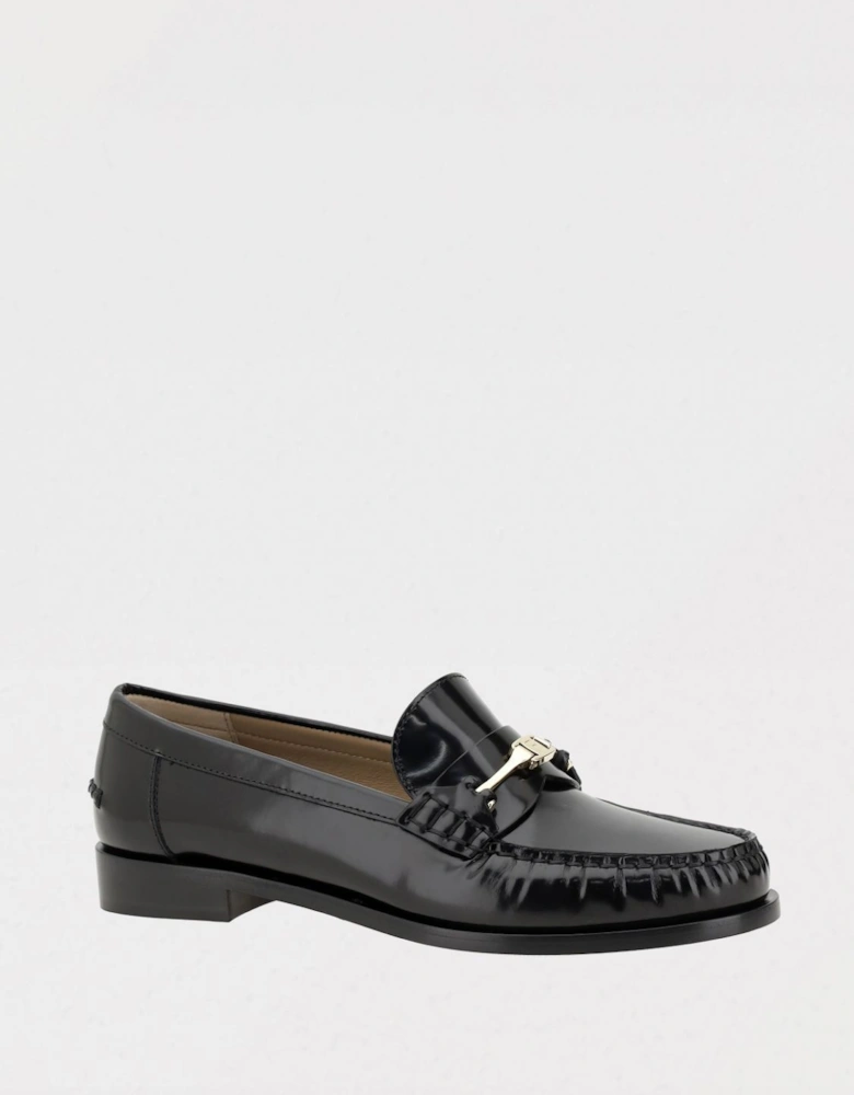 Leather Loafers SlipOn Gold Bit