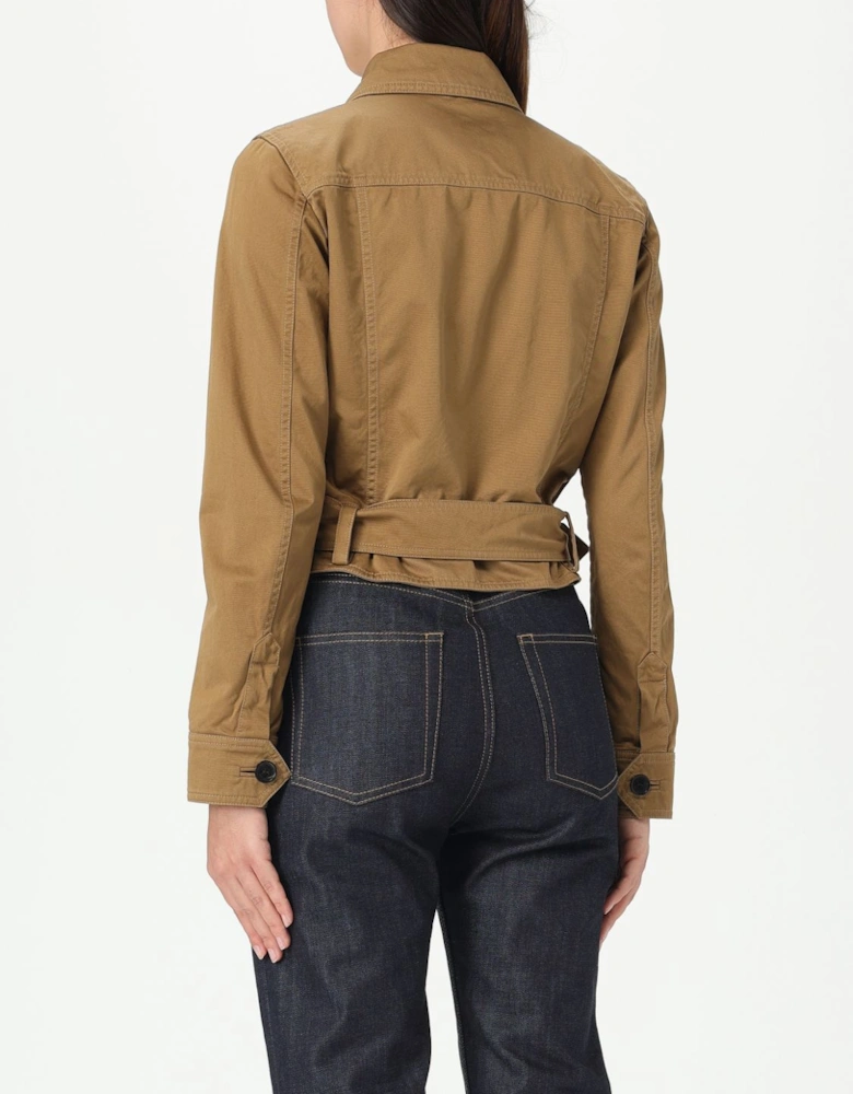 Belted Cotton Jacket