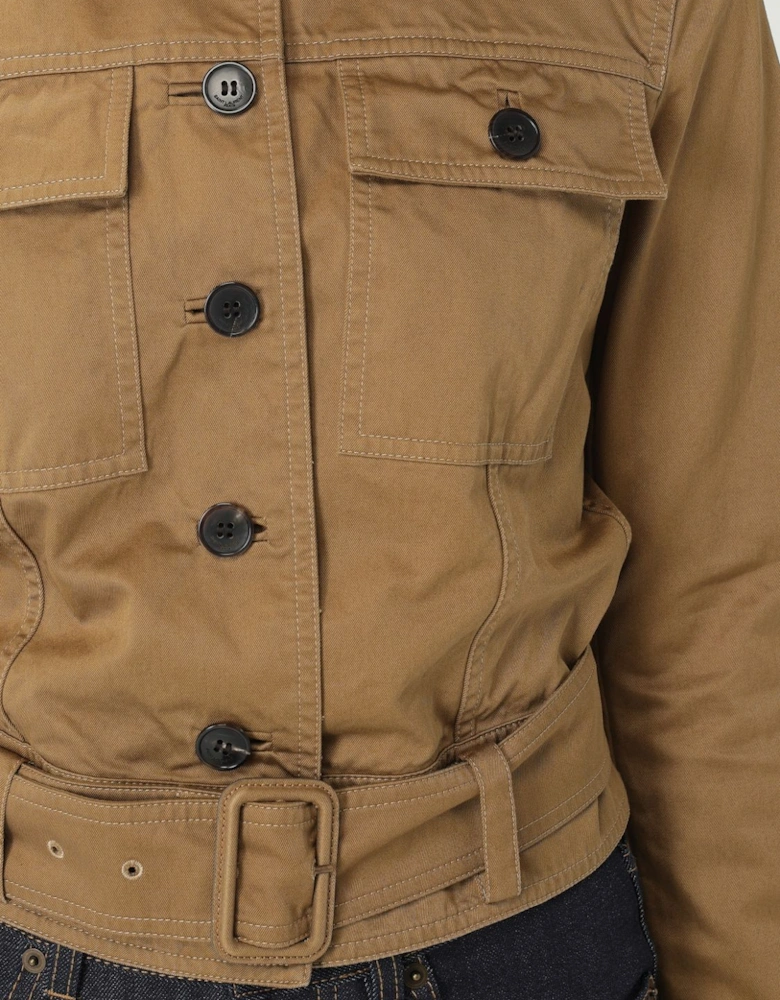 Belted Cotton Jacket