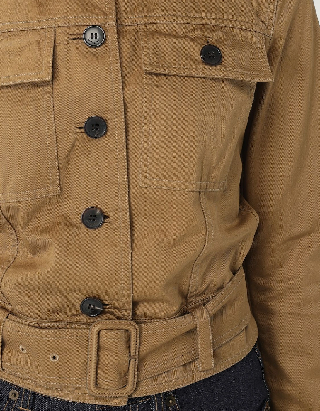 Belted Cotton Jacket