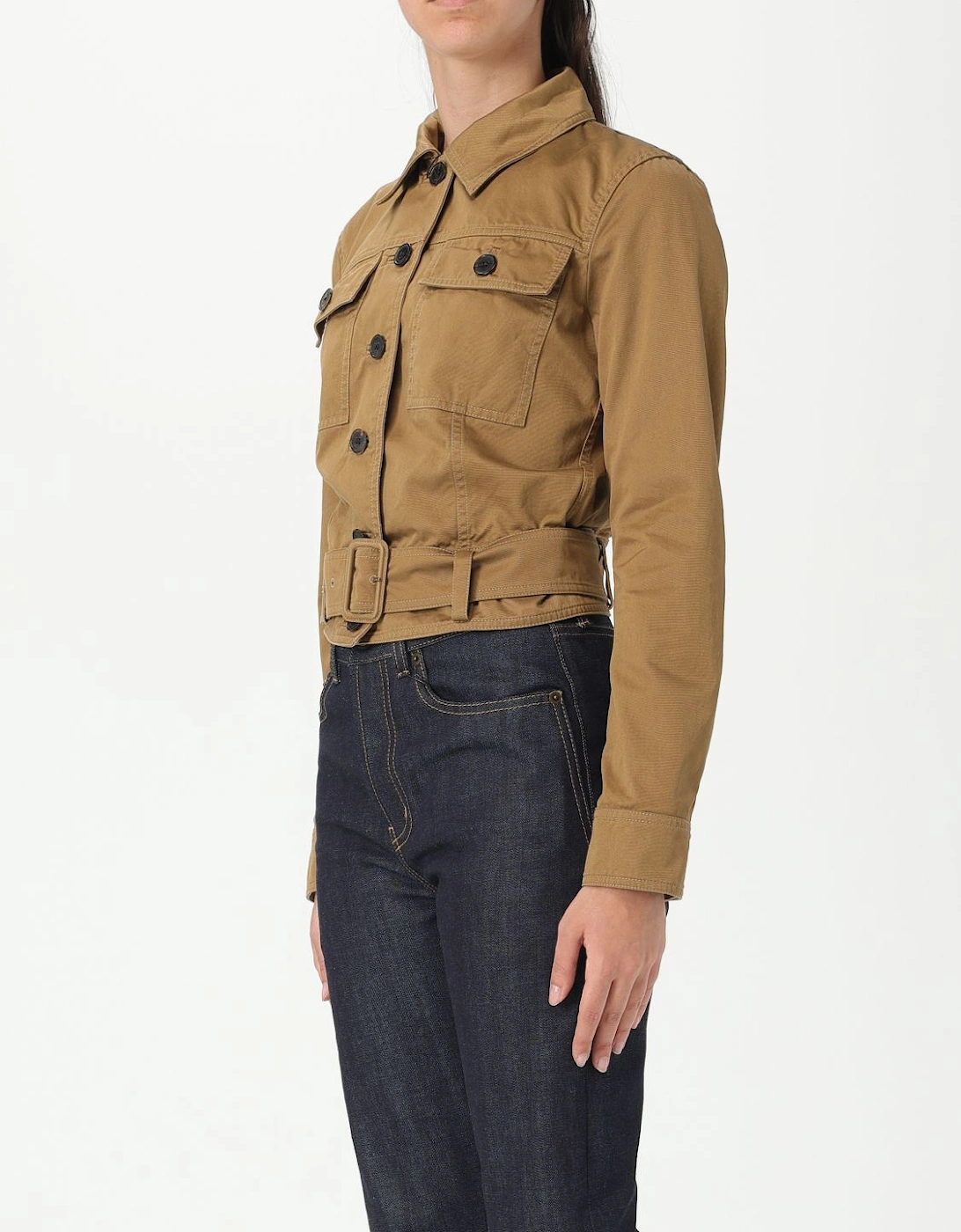 Belted Cotton Jacket
